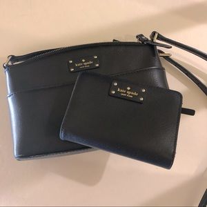 Kate spade purse and wallet combo